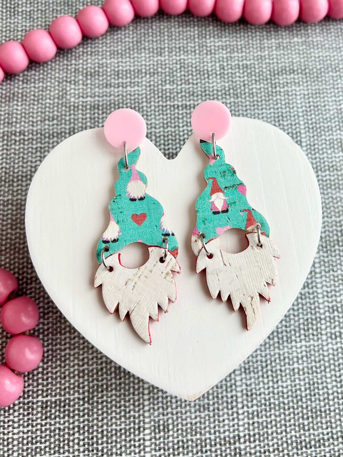 Turquoise Heart Gnomes