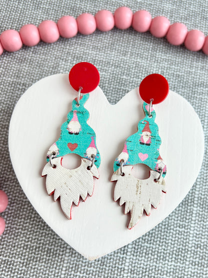 Turquoise Heart Gnomes