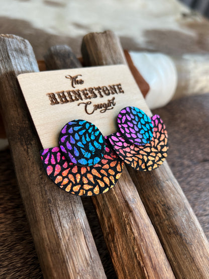 Santa Fe Rainbow Metallic Studs