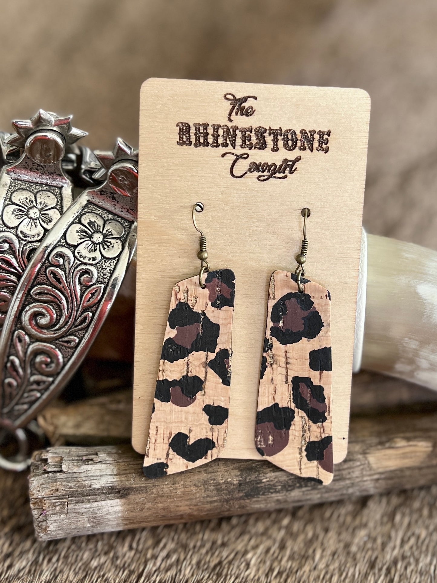 Leopard Cork Angled Bars