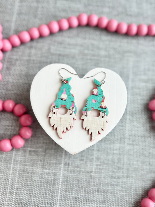 Turquoise Heart Gnomes