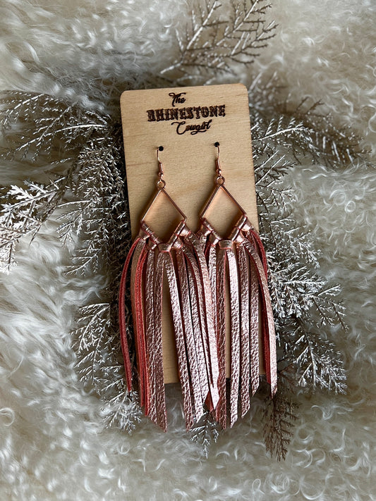 Rose Gold Free Spirit Diamond Fringe