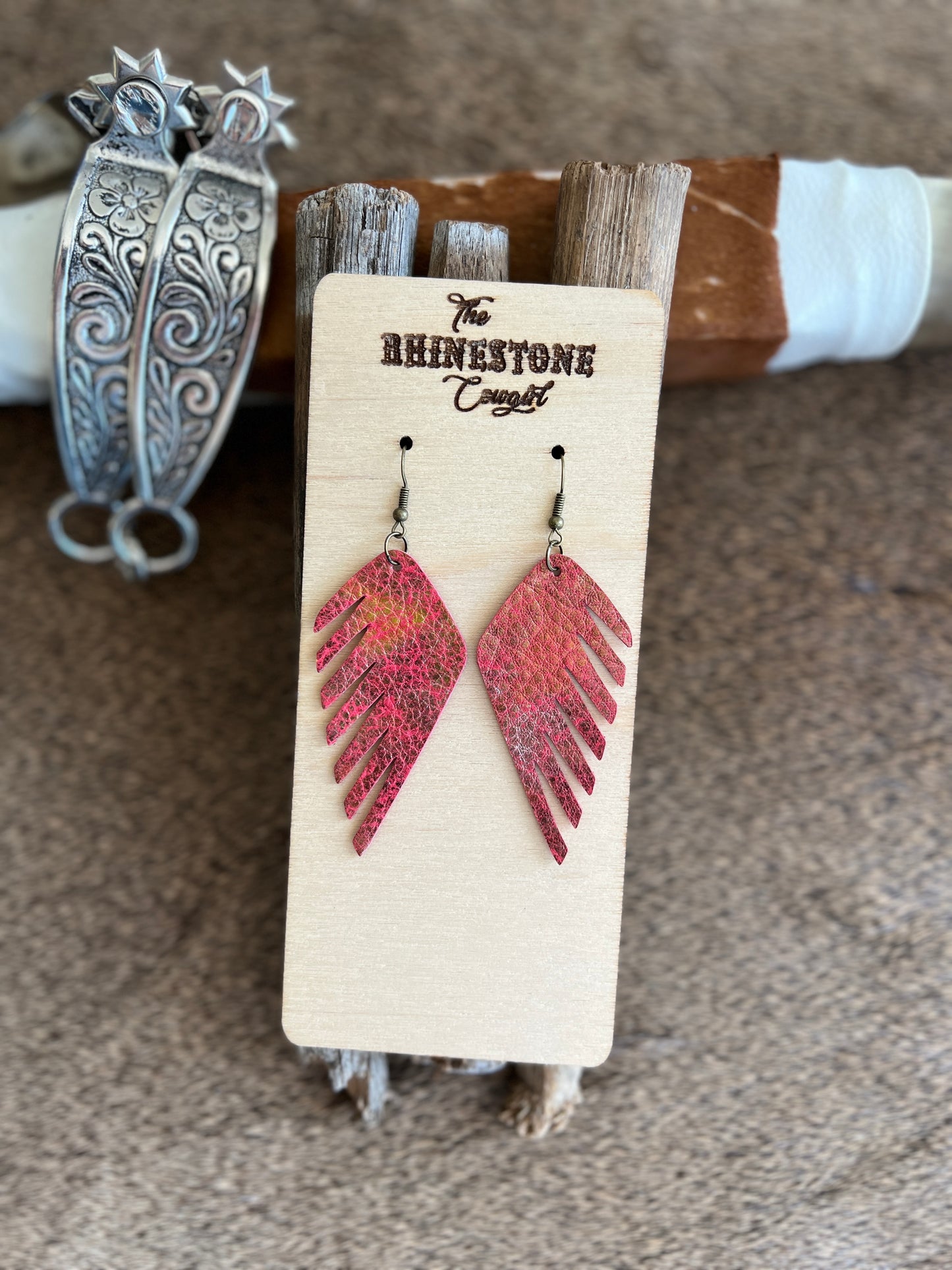 Red Metallic Bitterroot feathers