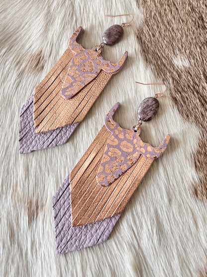 Lavender & Rose Gold Fort Worth Fringe