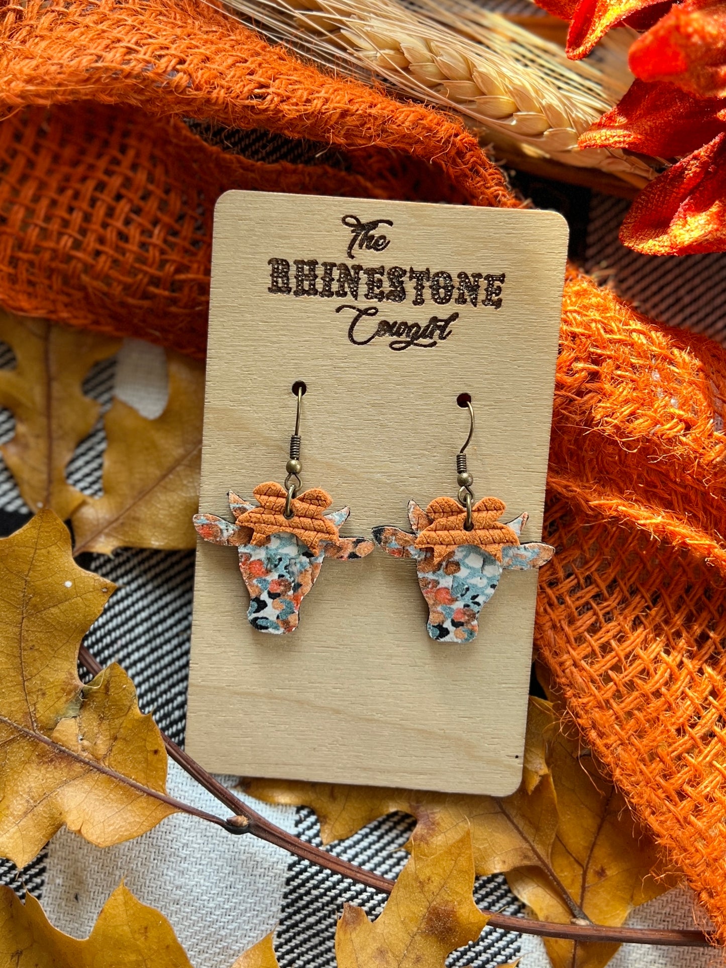 Orange Fall Print Lil’ Bessie