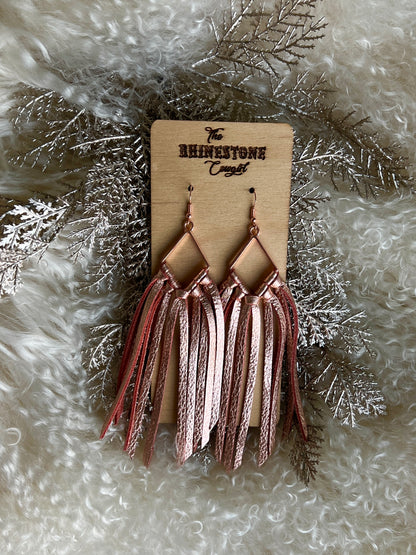 Rose Gold Free Spirit Diamond Fringe