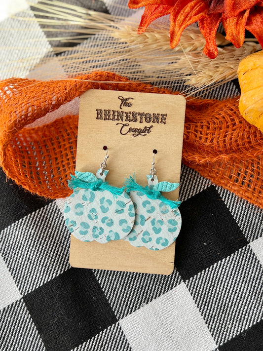 Aqua Leopard Pumpkins