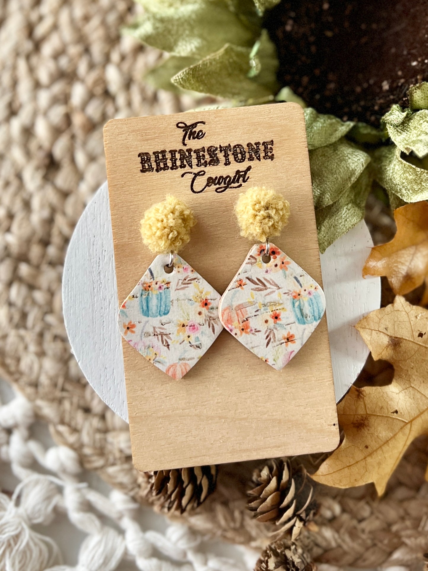 Warm Fall Floral Petals