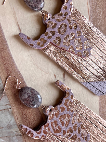 Lavender & Rose Gold Fort Worth Fringe