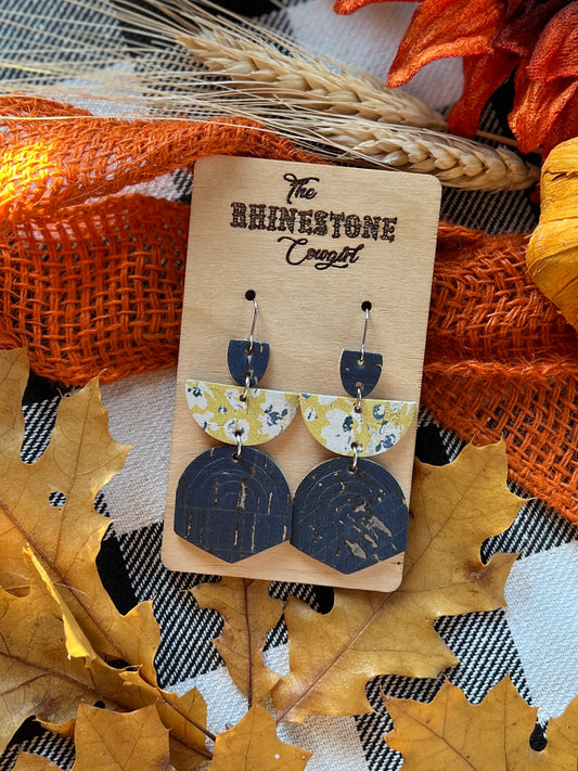 Navy Arc Dangles