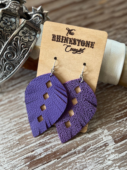 Purple Sparkle Cattle Kate Feathers