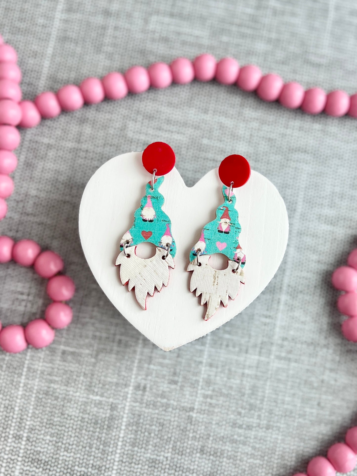 Turquoise Heart Gnomes