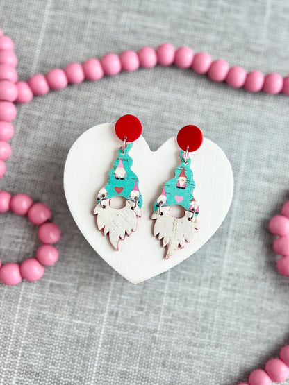 Turquoise Heart Gnomes
