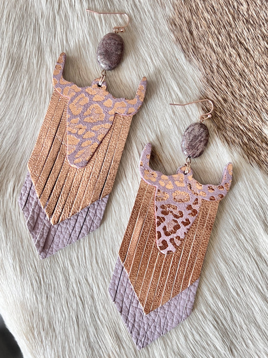 Lavender & Rose Gold Fort Worth Fringe