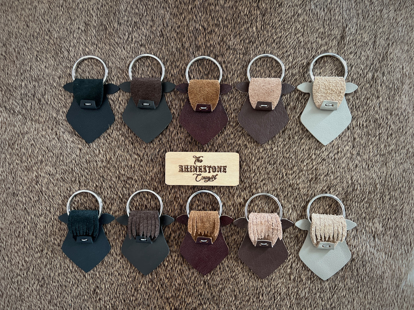 Highland Cow Keychain