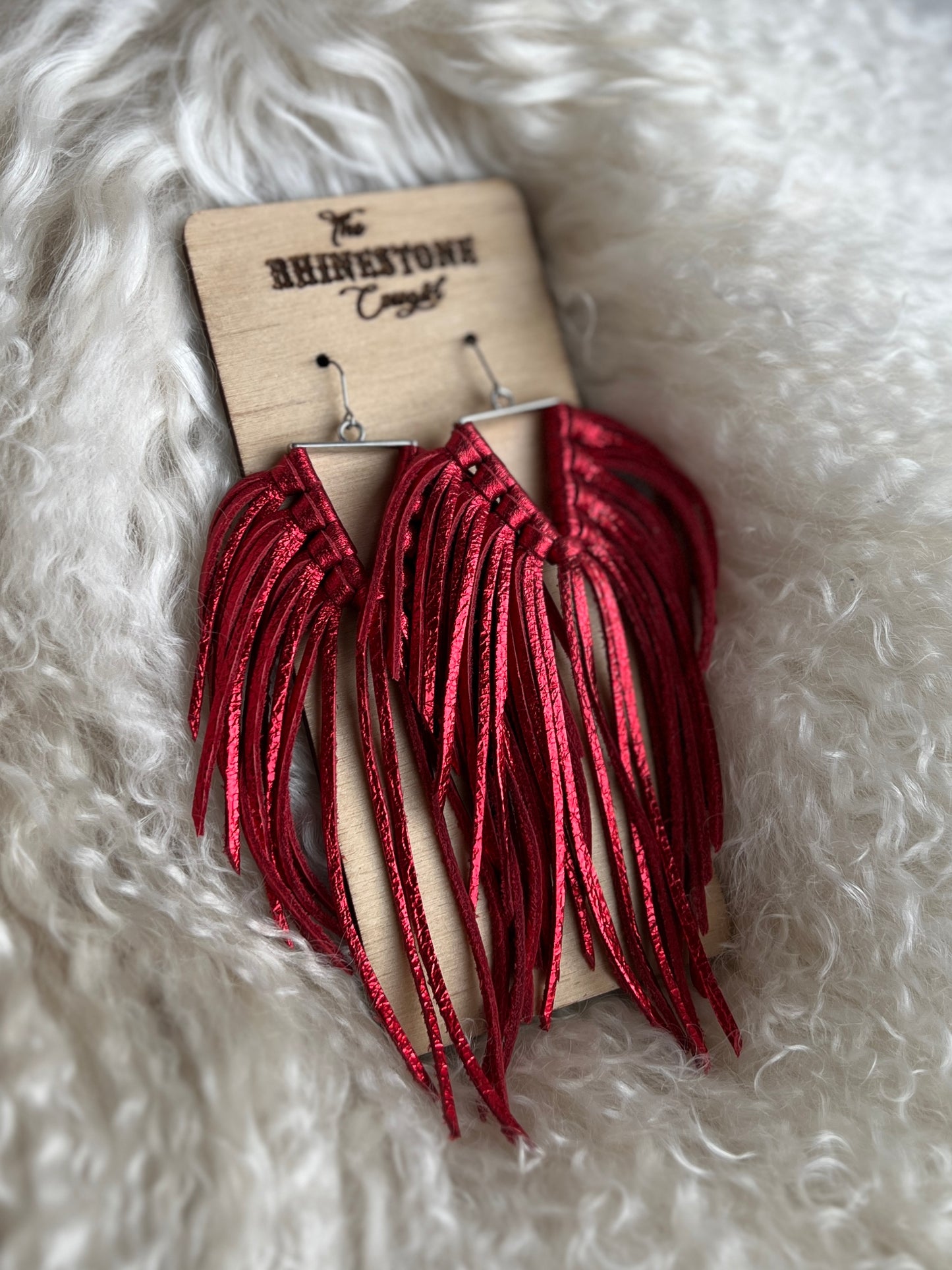 Metallic Red Cowboy Killer Fringe