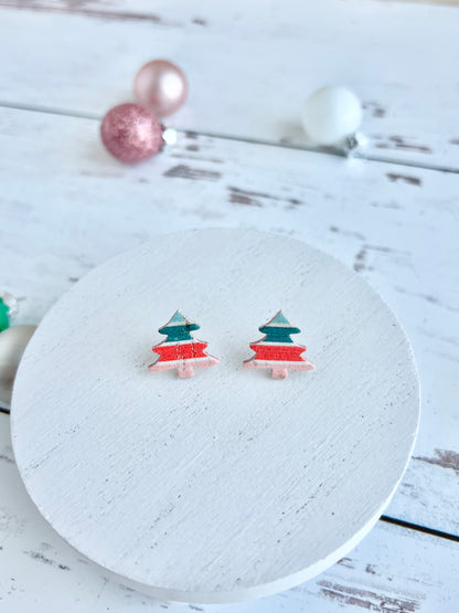 CandyCore Boho Christmas Stripe Earrings