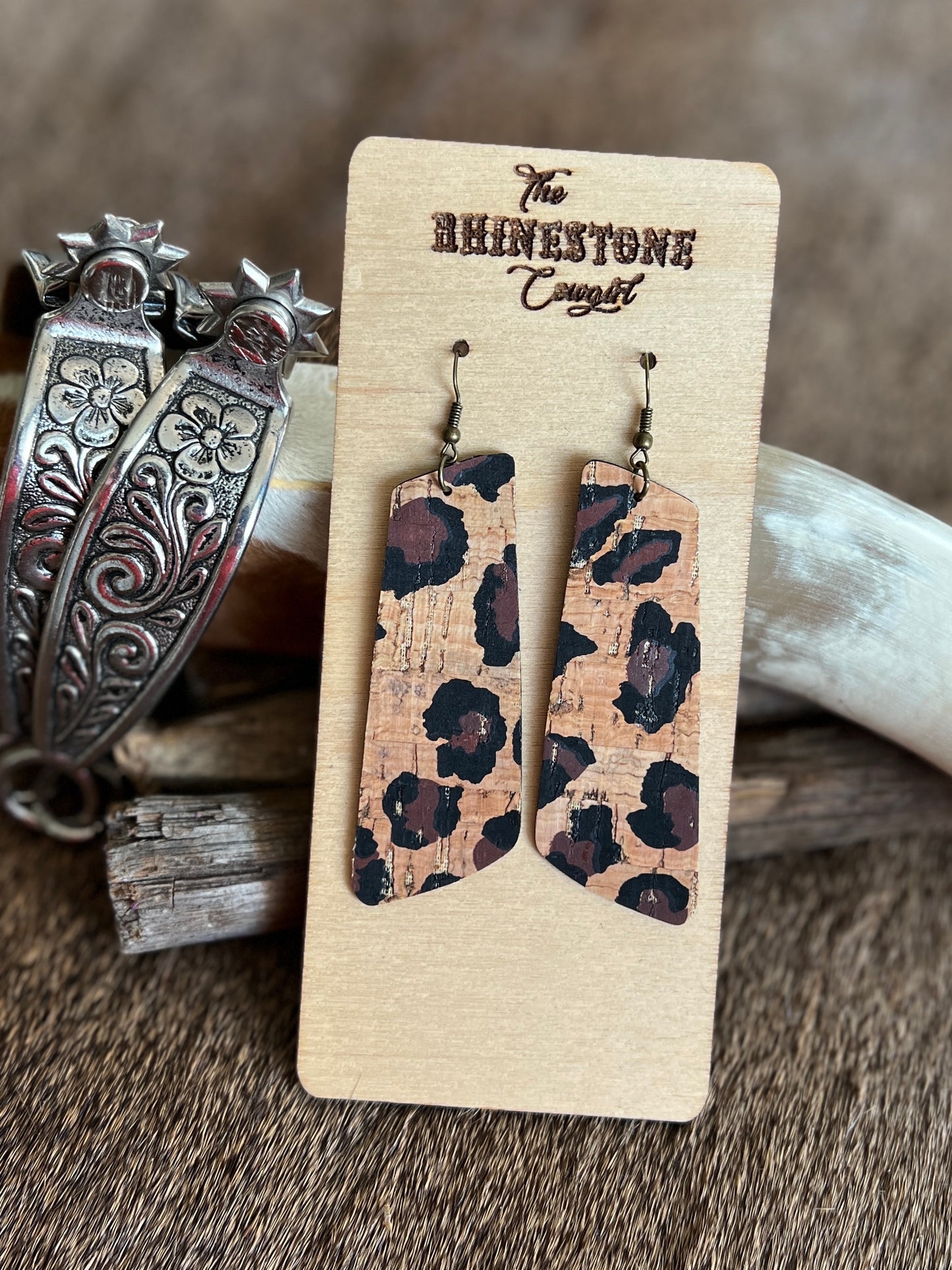 Leopard Cork Angled Bars
