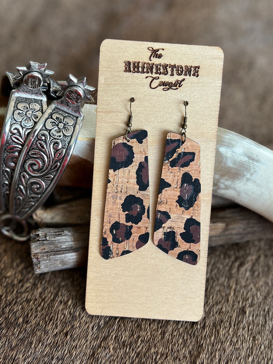 Leopard Cork Angled Bars