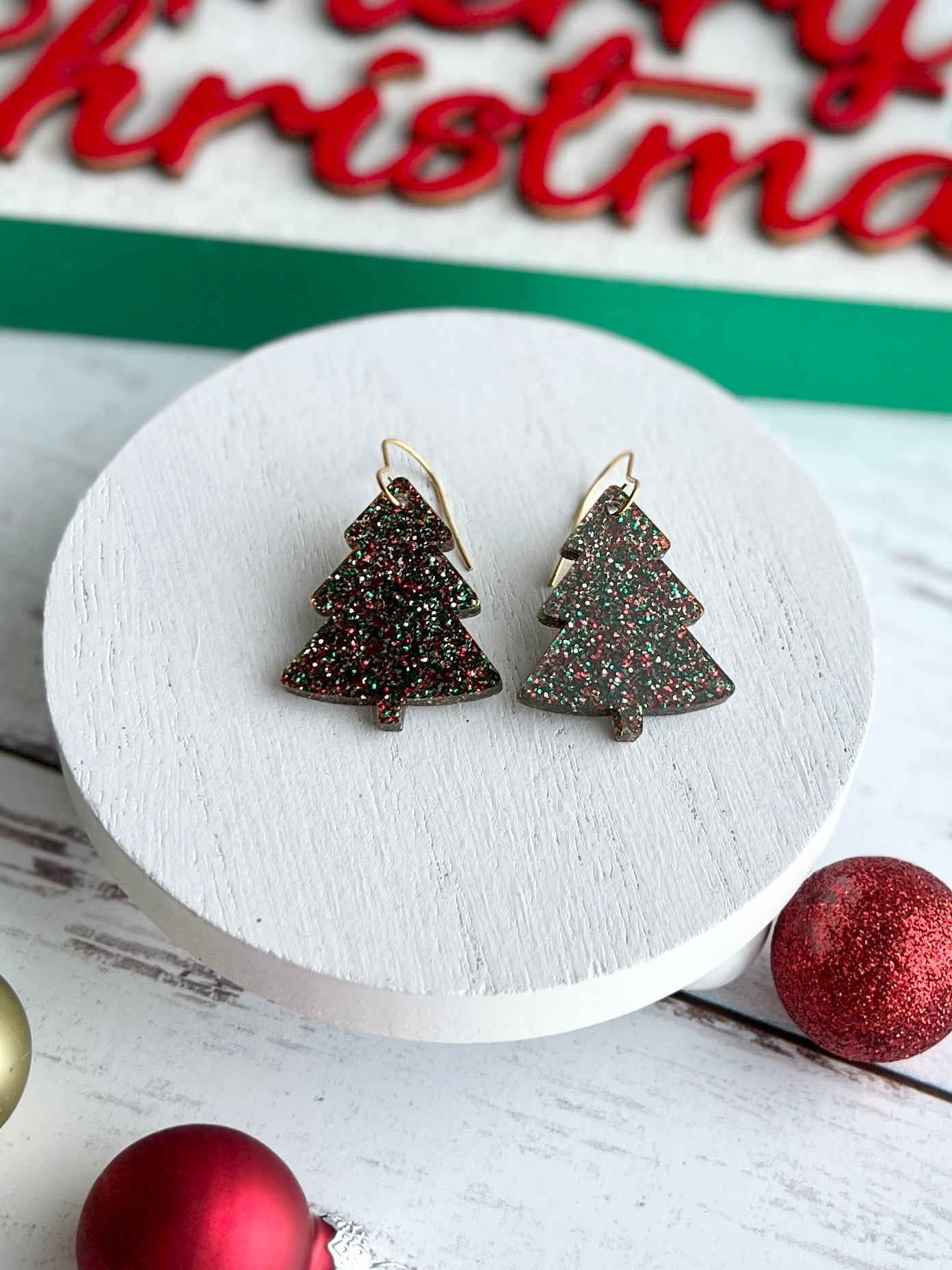 Festive Acrylic Glitter Collection