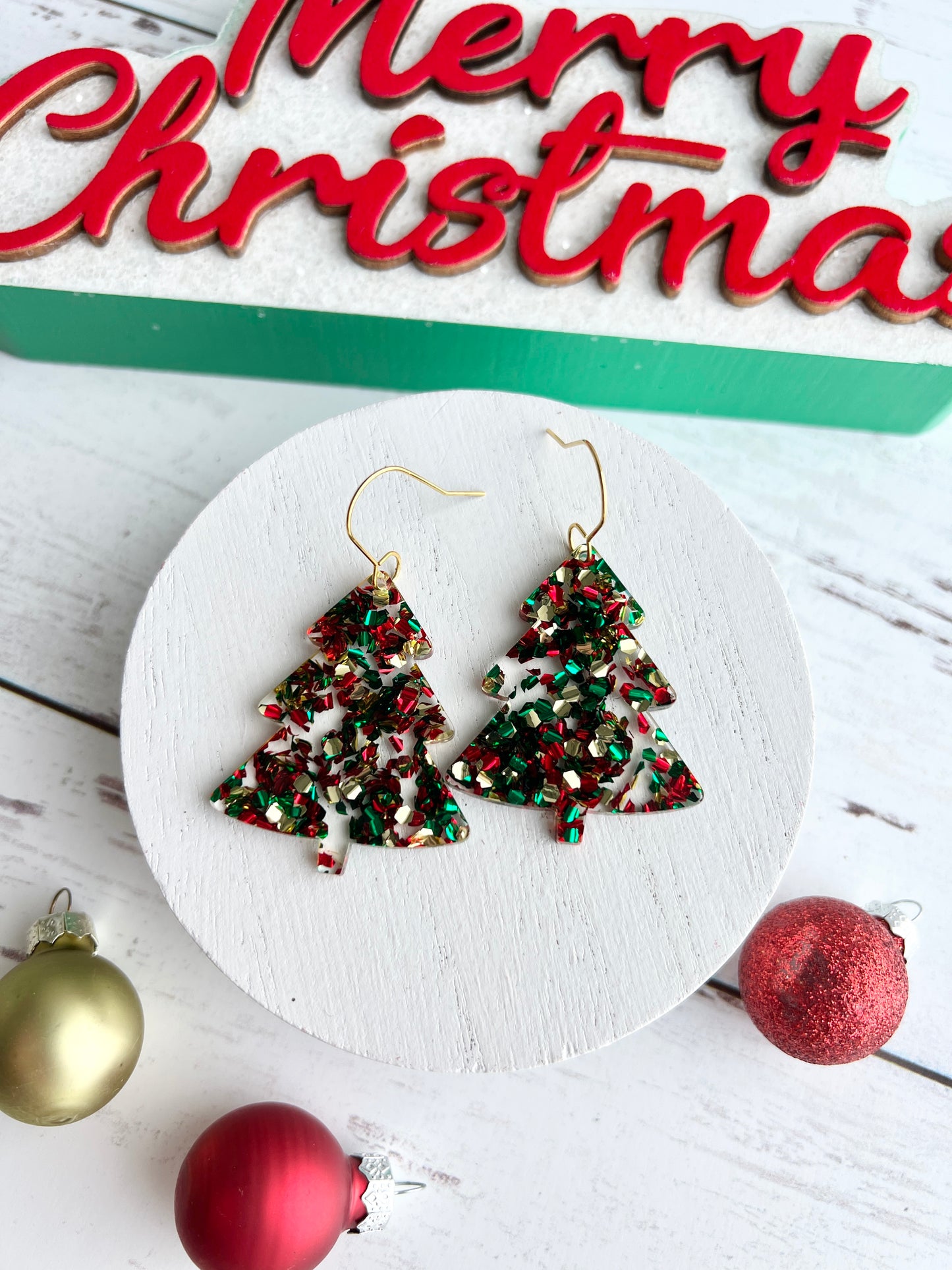 Festive Acrylic Glitter Collection