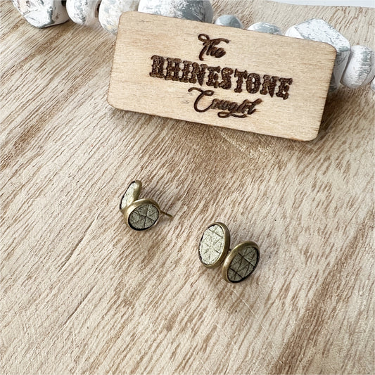Olive Green Studs