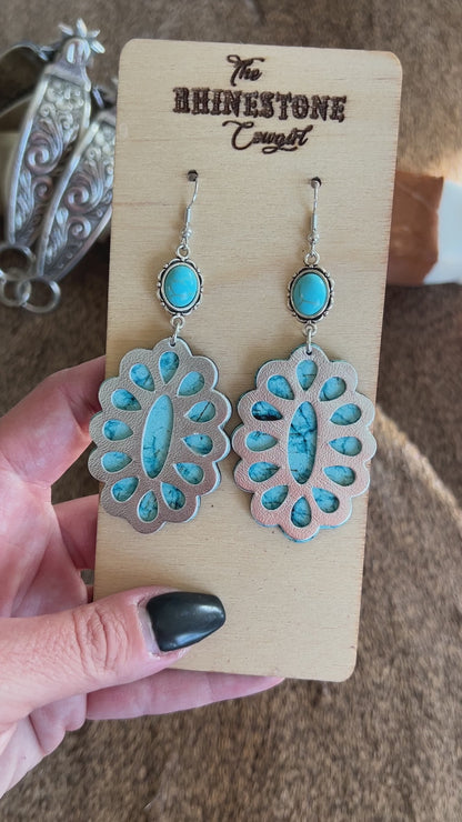 Silver Oval Conchos