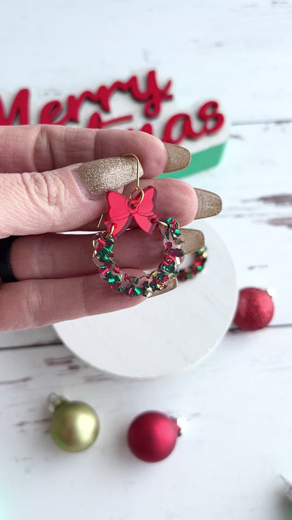 Festive Acrylic Glitter Collection