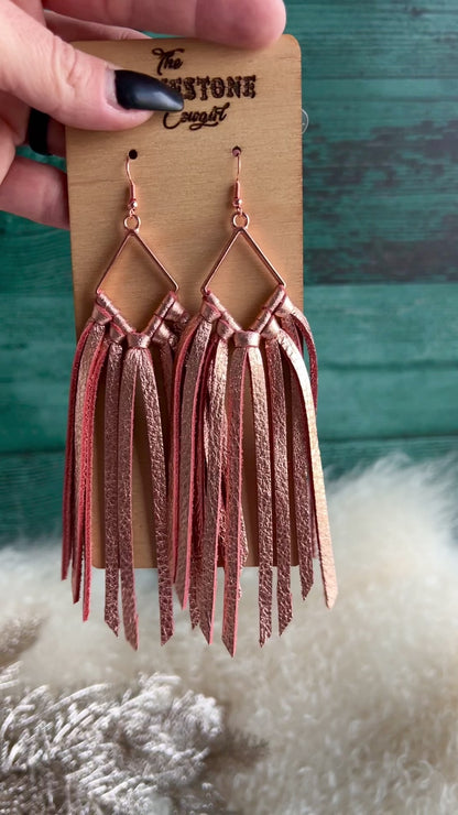 Rose Gold Free Spirit Diamond Fringe