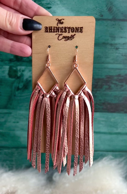 Rose Gold Free Spirit Diamond Fringe
