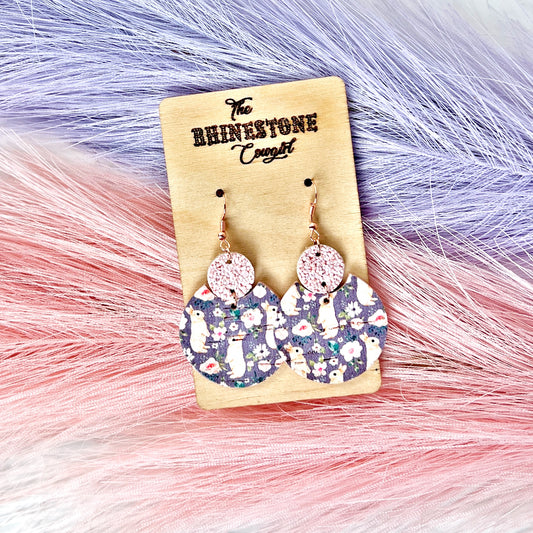 Dusty Violet Eleanore Bunnies