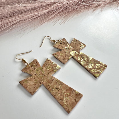 Natural cork/Gold Baptista Cross